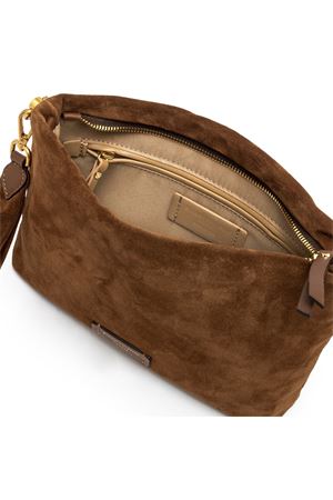 Brenda pochette in pelle scamosciata marrone GIANNI CHIARINI | BS12045CMNASPM099